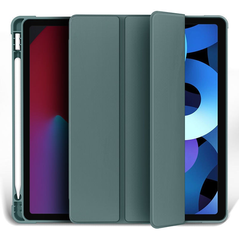 Ipad11 Protective Case With Pen 25 Models Pro12.9 Silicone Air10.9 Soft Shell Mini3456 Apple 78 Generation - Image 1